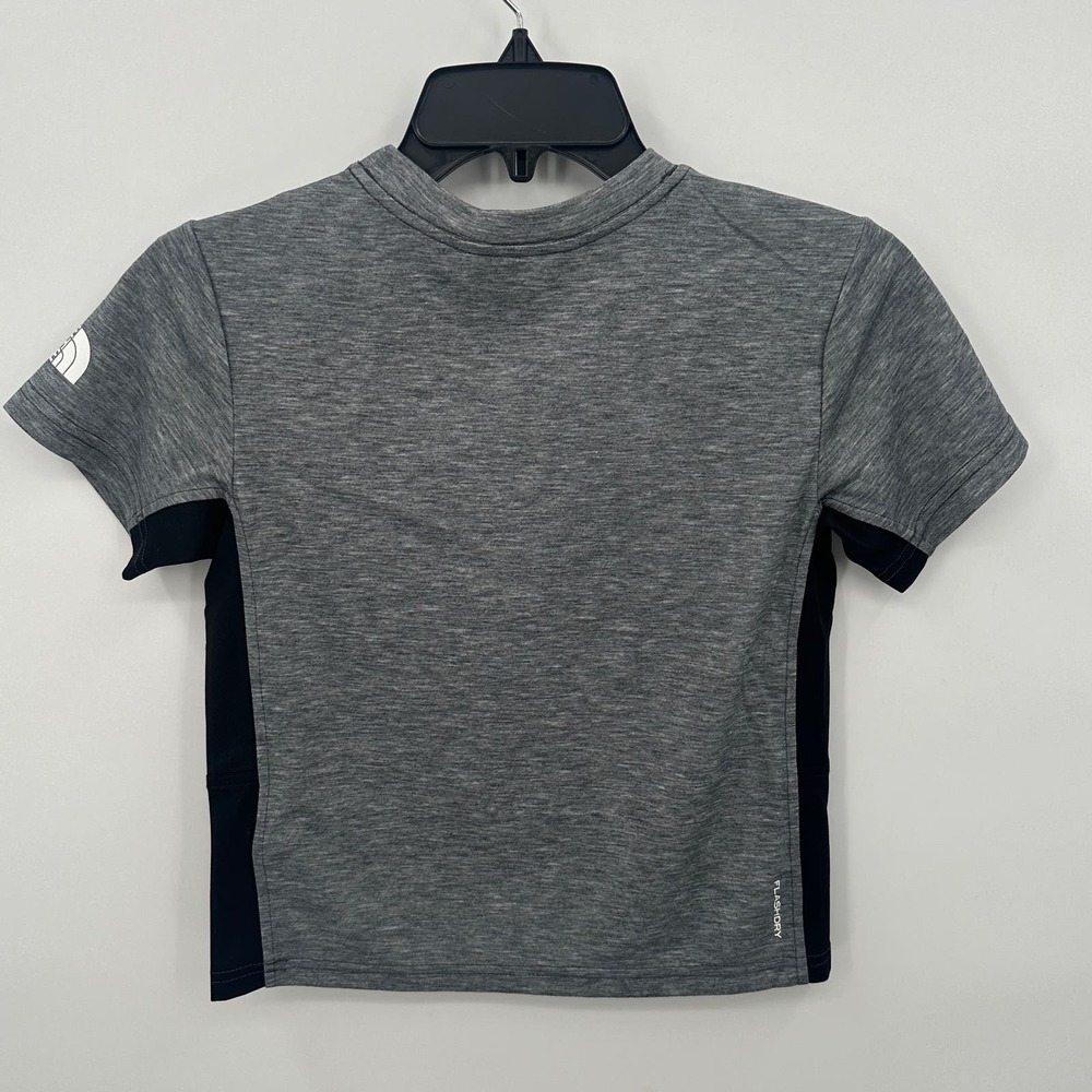 The North Face Boy's Logo Tee in Asphalt Size S 7/8 - Picture 2 of 3